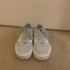 LIGHT BLUE VANS